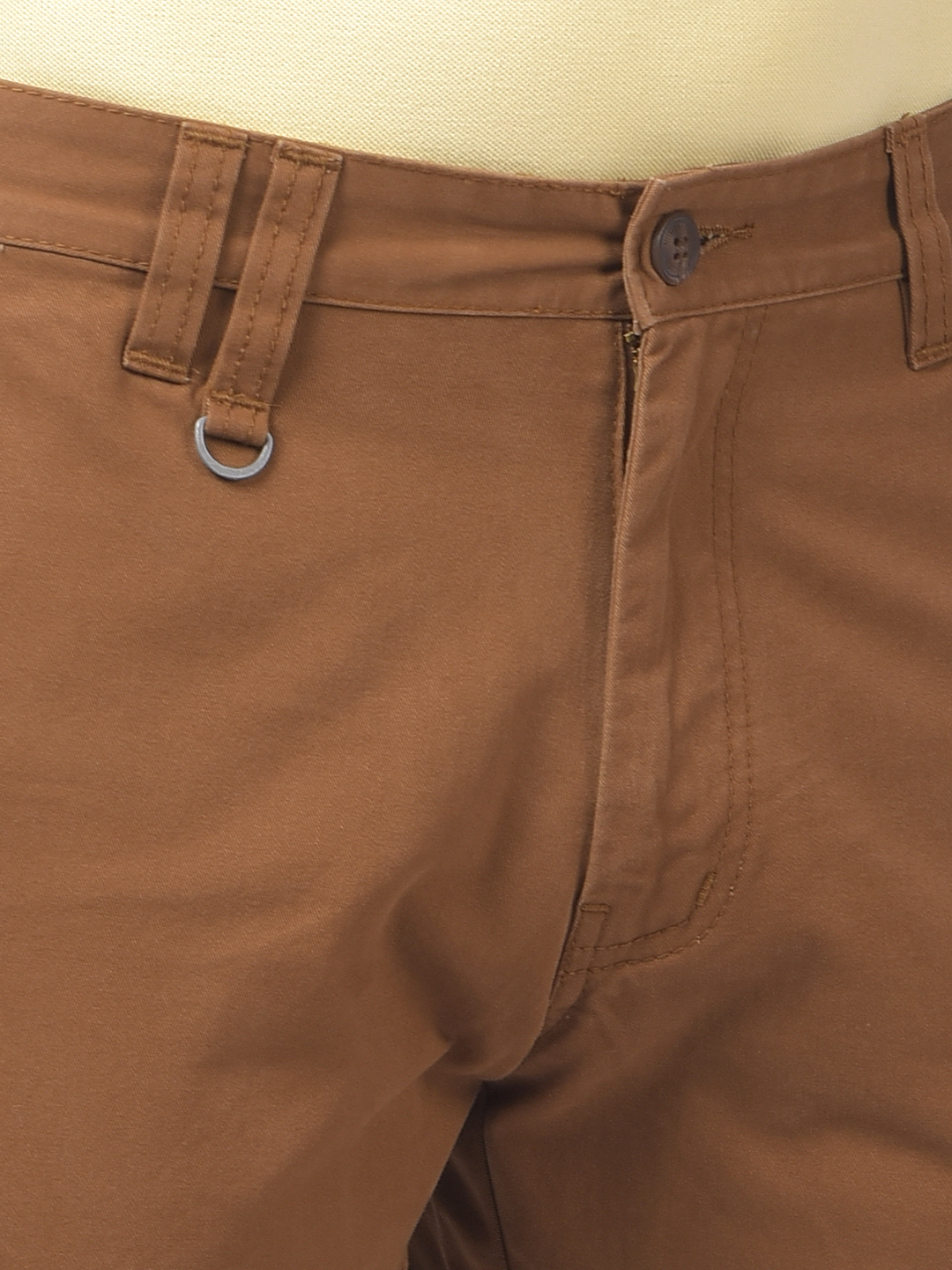 Numero Uno Men Brown Multi Pocket Regular Fit Cargo